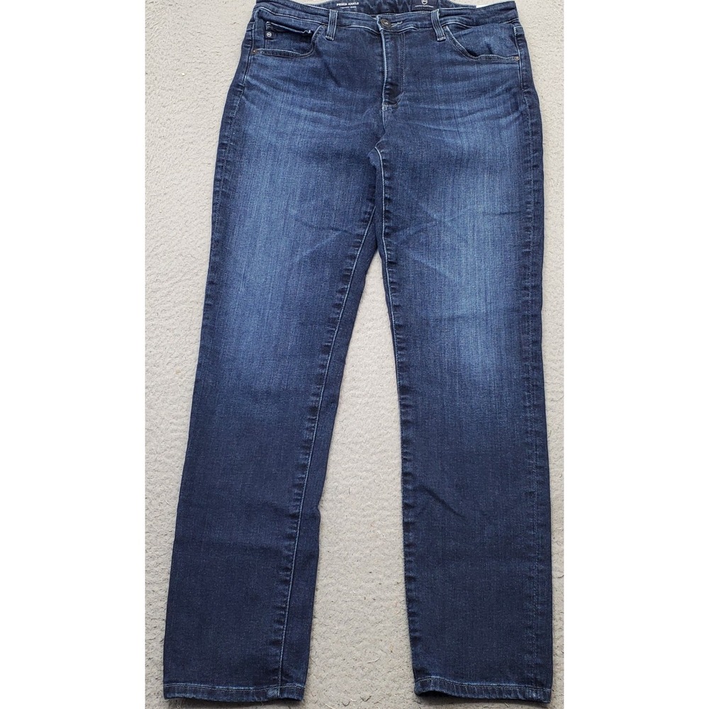 AG Adriano Goldschmied Prima Cigarette Ankle Jeans Womens 30R Blue Denim Stretch